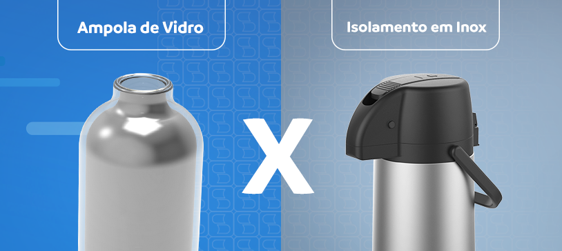 garrafa térmica inox vs vidro