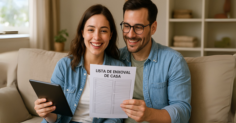 lista de enxoval de casa