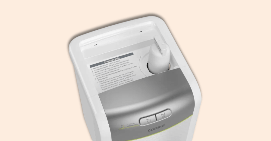 Purificador de Água Consul CPB34AS é bom - ilustração da troca de refil