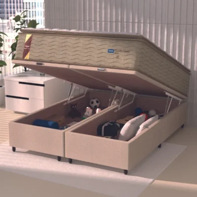 Melhor cama box queen - cama baú probel