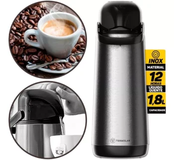 Melhor garrafa térmica para café - garrafa lumina termolar