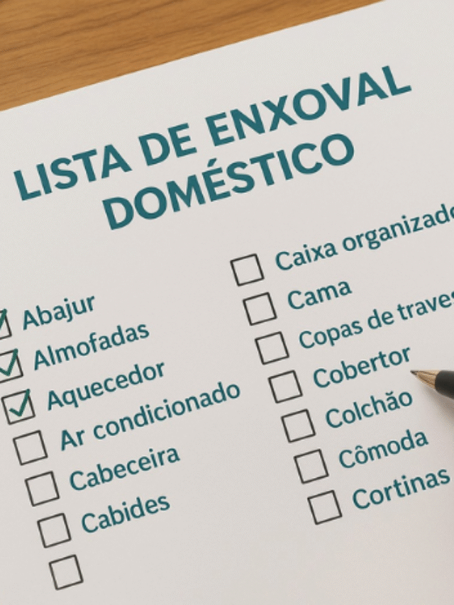 Lista de Enxoval de Casa: Checklist Grátis Para Não Esquecer de Nada