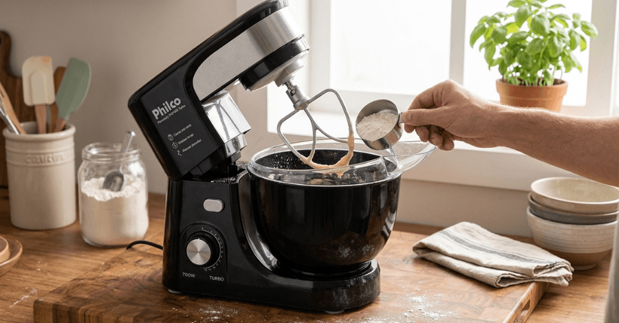 Batedeira planetária Philco 700W é boa