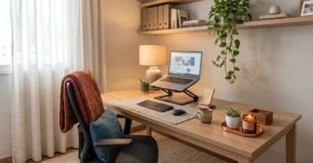 Como montar um home office aconchegante sem abrir mão do estilo