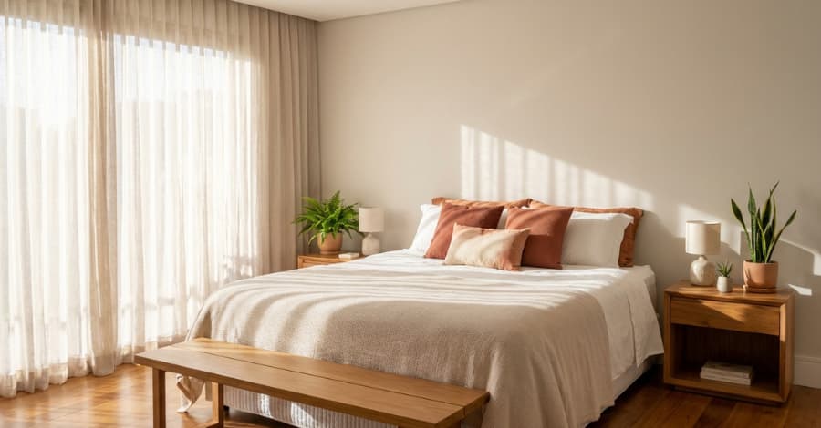 enxoval de quarto de casal completo e organizado